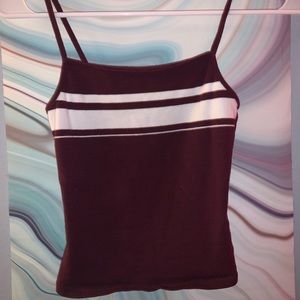 Garage brand maroon tank top
